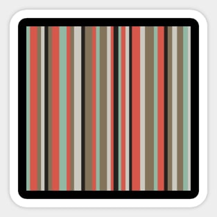 Geometric Striped Pattern Sticker